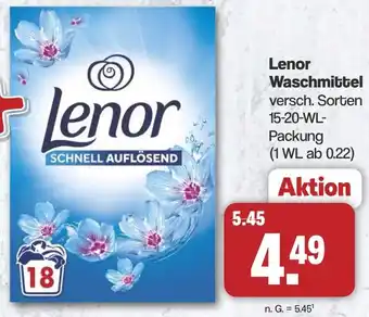 Famila Nord West Lenor Waschmittel Angebot