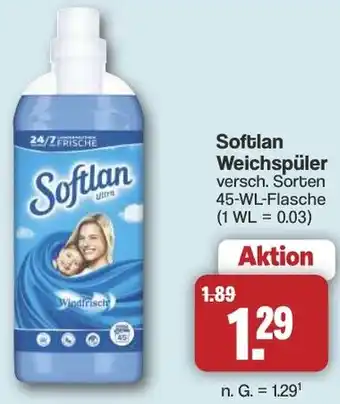 Famila Nord West Softlan Weichspüler Angebot