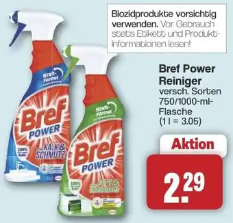 Famila Nord West Bref Power Reiniger Angebot