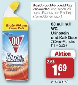 Famila Nord West 00 null null WC Urinstein- und Kalklöser Angebot