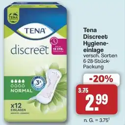 Famila Nord West Tena Discreet Hygiene- einlage Angebot