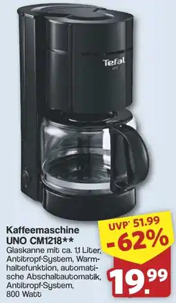 Famila Nord West Kaffeemaschine UNO CM1218 Angebot