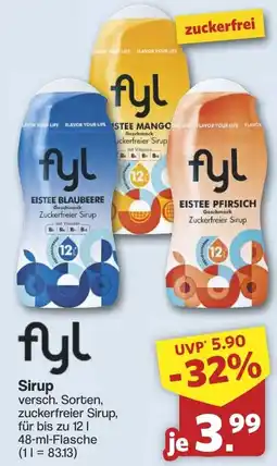 Famila Nord West fyl Sirup Angebot