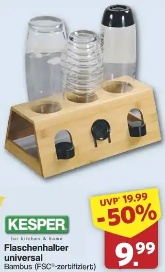 Famila Nord West KESPER Flaschenhalter universal Angebot