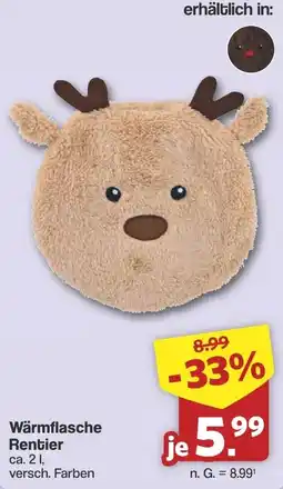 Famila Nord West Wärmflasche Rentier Angebot