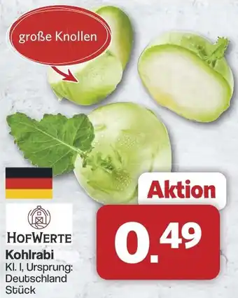 Famila Nord West HOFWERTE Kohlrabi Angebot