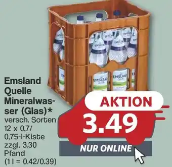 Famila Nord West Emsland Quelle Mineralwasser (Glas) Angebot