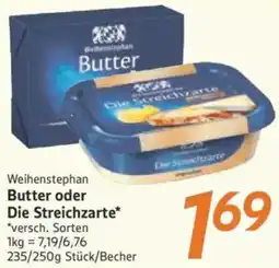 inkoop Weihenstephan Butter oder Die Streichzarte Angebot