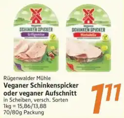 inkoop Rügenwalder Mühle Veganer Schinkenspicker oder veganer Aufschnitt Angebot