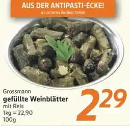 inkoop Grossmann gefüllte Weinblätter Angebot