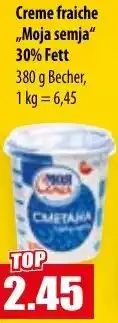 Mix Markt Creme fraiche „Moja semja" Angebot