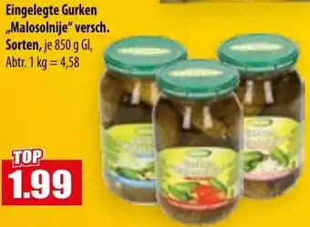 Eingelegte Gurken „Malosolnije"