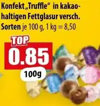 Mix Markt Konfekt ,,Truffle" in kakaohaltigen Fettglasur Angebot