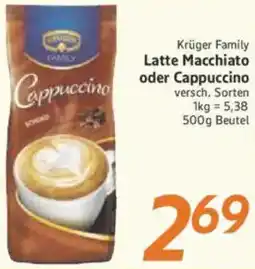 inkoop Krüger Family Latte Macchiato oder Cappuccino Angebot