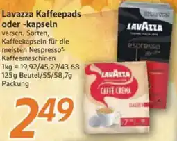 inkoop Lavazza Kaffeepads oder -kapseln Angebot