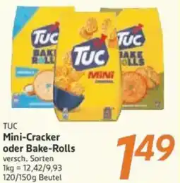 inkoop TUC Mini-Cracker oder Bake-Rolls Angebot