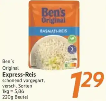 inkoop Ben's Original Express-Reis Angebot