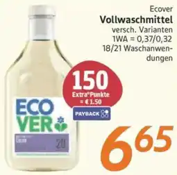 inkoop Ecover Vollwaschmittel Angebot