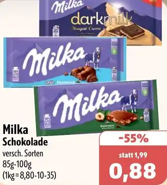 Aktiv Irma Milka Schokolade Angebot