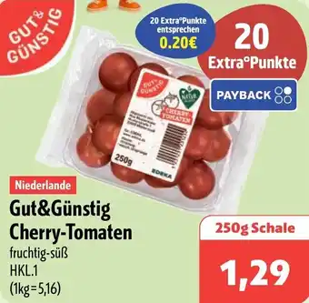 Aktiv Irma Gut&Günstig Cherry-Tomaten Angebot