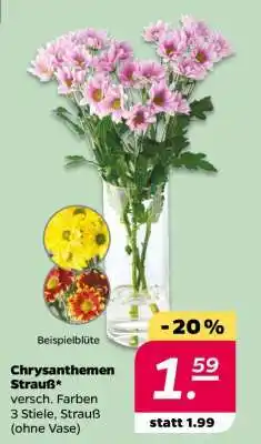 NETTO Chrysanthemen Strauß Angebot