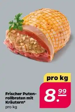 NETTO Frischer Putenrollbraten mit Kräutern Angebot