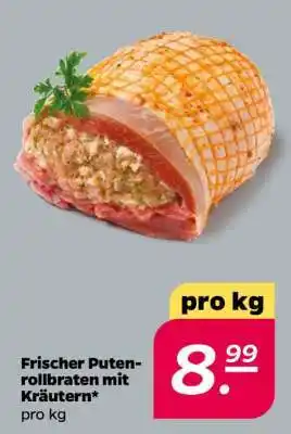 NETTO Frischer Putenrollbraten mit Kräutern Angebot