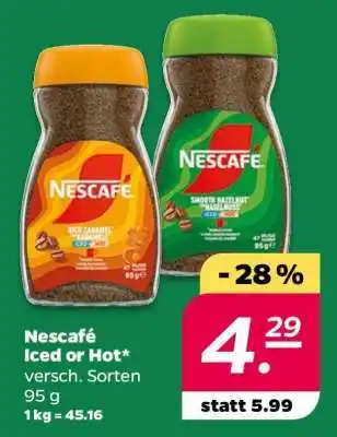 NETTO Nescafé Iced or Hot Angebot