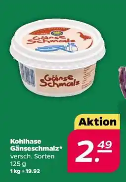 NETTO Kohlhase Gänseschmalz Angebot