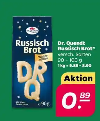 NETTO DR. QUENDT Russisch Brot Angebot