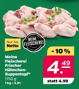 NETTO Meine Fleischerei Frischer Hähnchen-Suppentopf Angebot