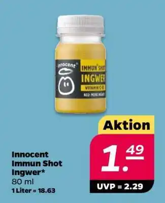NETTO Innocent Immun Shot Ingwer Angebot