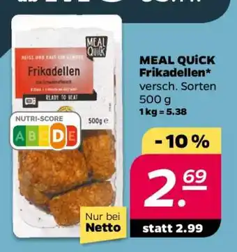NETTO MEAL QUICK Frikadellen Angebot
