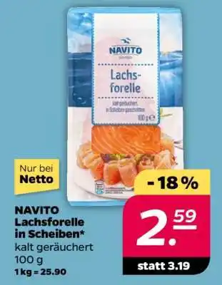 NETTO NAVITO Lachsforelle in Scheiben Angebot
