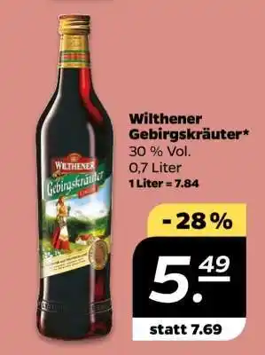 NETTO WILTHENER Gebirgskräuter Angebot