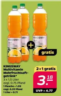 NETTO KINGSWAY Multivitamin Mehrfruchtsaftgetränk Angebot
