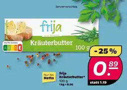 NETTO frija Kräuterbutter Angebot