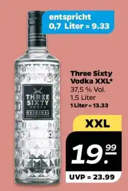 NETTO Three Sixty Vodka XXL Angebot