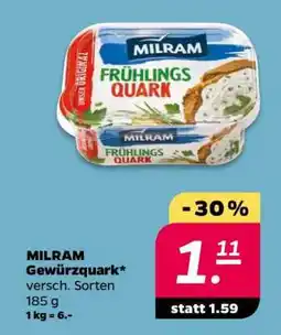 NETTO Milram Gewürzquark Angebot