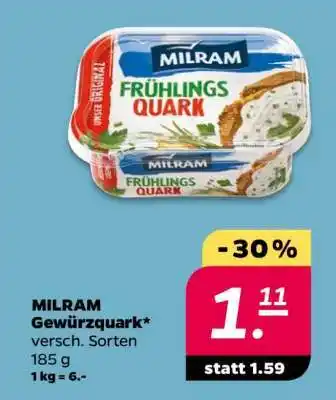 NETTO Milram Gewürzquark Angebot