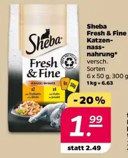 NETTO Sheba Fresh & Fine Katzennahrung Angebot