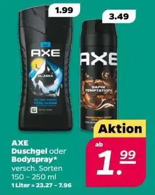 NETTO Axe Duschgel oder Bodyspray Angebot