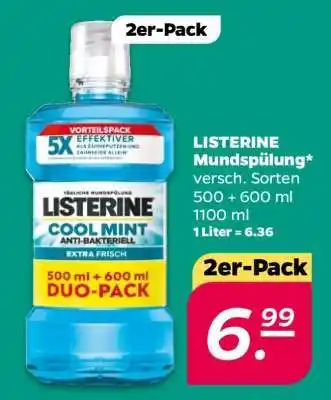 NETTO Listerine Mundspülung 2er-Pack Angebot