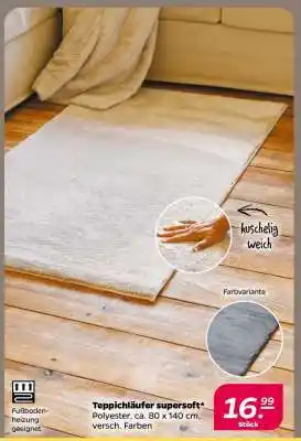 NETTO Teppichläufer supersoft Angebot