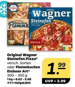NETTO ORIGINAL WAGNER Steinofen-Pizza Angebot