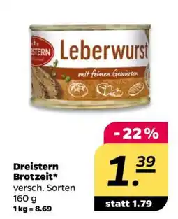 NETTO Dreistern Brotzeit Leberwurst Angebot