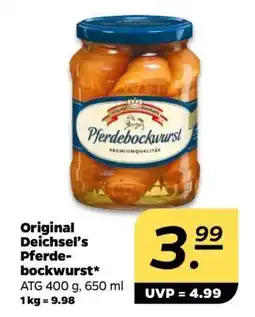 NETTO Original Deichsel’s Pferdebockwurst Angebot