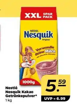 NETTO Nestlé NESQUIK Kakao- Getränkepulver Angebot