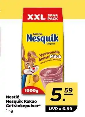 NETTO Nestlé NESQUIK Kakao- Getränkepulver Angebot