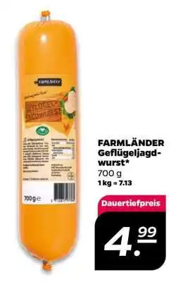 NETTO FARMLÄNDER Geflügeljagdwurst Angebot